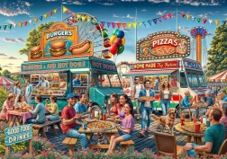 Puzzle Bluebird Refrigerios sobre ruedas 2000 piezas