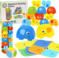 Woopie Green elefante sobre elefante juego