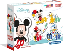Mis primeros puzles MICKEY MOUSE 4 en 1 (3, 6, 9, 12 piezas) – CLEMENTONI