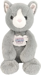 Gatito gris de peluche 40 cm