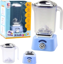 Batidora de cocina infantil con iluminación, azul