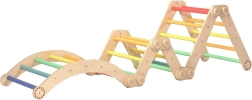 BusyKids gran conjunto plegable de escalada arcoíris