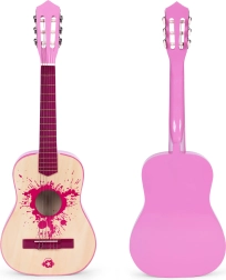Guitarra infantil rosa con 6 cuerdas ECOTOYS