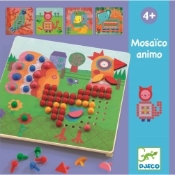 Set artístico Animales en mosaico