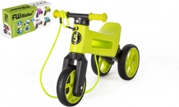 Bicicleta de equilibrio Funny Wheels Rider SuperSport 2 en 1 con correa – Verde
