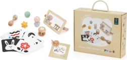Set sensorial de juguetes para bebés 0–6 meses