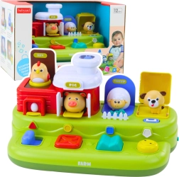 Juguete educativo interactivo para los más pequeños – animales de granja emergentes con sonidos