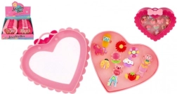 Juego de anillos de plástico ajustables - varios motivos