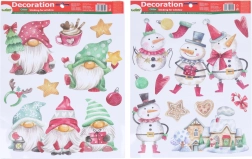 Decoración de ventana Mix Navidad 41 × 29 cm