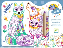 Djeco Coloreado mágico Familias del bosque