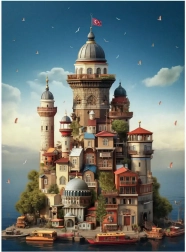 Puzzle Anatolian Torre de la Doncella 1000 piezas