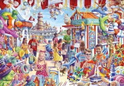 Puzzle Compra de souvenirs junto al mar XL 250 piezas GIBSONS
