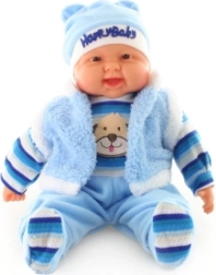 Muñeco bebé grande – niño con perro