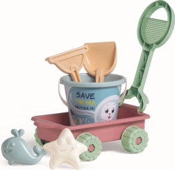 Set pastel para arena con carrito – océano