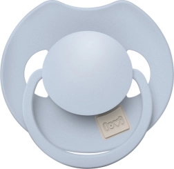 Chupete dinámico de silicona LOVI PRIME 0–6 meses baby blue