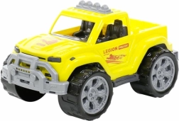 Coche de plástico Legion amarillo 39 cm