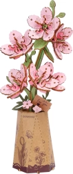 Ramo 3D de madera Sakura – kit de montaje sin pegamento