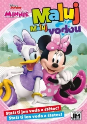 Libro para colorear A5 pinta con agua Minnie
