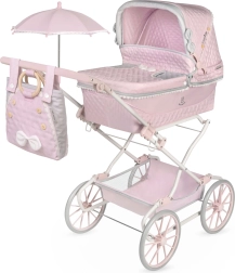 Cochecito plegable para muñecas con capazo y capota Sophie 90 cm
