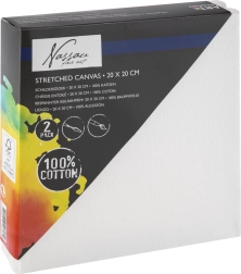 Lienzos de pintura 20 × 20 cm de algodón