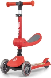 Patinete infantil de tres ruedas Fuzzy Rojo