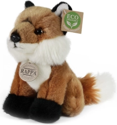 Zorro de peluche ecológico sentado, 18 cm