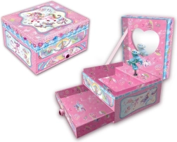 Caja de música para joyas Unicornio
