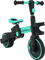Bicicleta de equilibrio y triciclo infantil 3 en 1 SporTrike – Azul