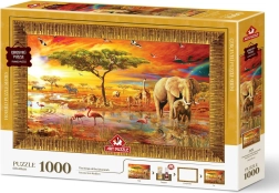 Art Puzzle rompecabezas con marco y pegamento 3 en 1 1000 piezas – Reinas