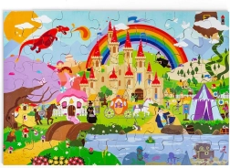 Bigjigs Toys puzzle Mundo de fantasía – rompecabezas de madera para el suelo