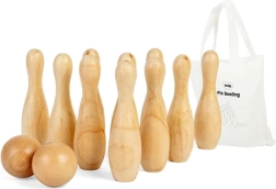 Bigjigs Toys Bolos de madera para niños