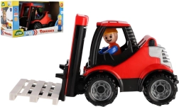 Carretilla elevadora infantil LENA Truckies baby con palé y figurita