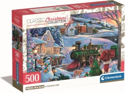Puzzle navideño Tren de Navidad de 500 piezas