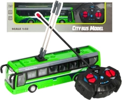 Autobús urbano RC 1:32 con luces y ruedas de goma