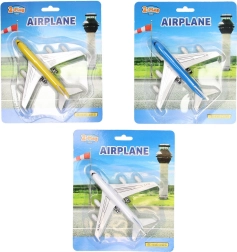 Avión metálico con retroceso 14 cm