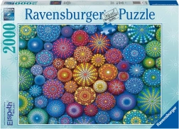 Puzle de 2000 piezas – mandalas arcoíris RAVENSBURGER