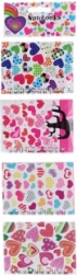 Set de cuadernos de bolsillo con corazones, 4 uds.