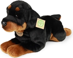 Rottweiler de peluche acostado 39 cm eco-friendly