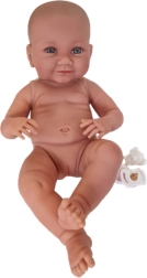 Llorens New Born niña – muñeca bebé realista 40 cm, cuerpo totalmente de vinilo