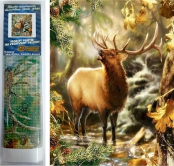 Norimpex Pintura de diamantes Llamada del bosque 30x40 cm