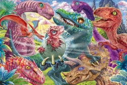Puzzle pequeño dinosaurio de 100 piezas