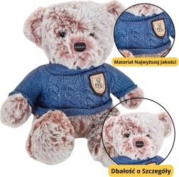 Osito de Peluche con Jersey Azul 21 cm