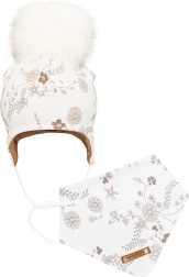 Gorro de invierno para niña con pompón y cuello New Baby Special One 12–18 meses
