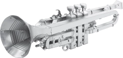 Metal Earth rompecabezas 3D de metal trompeta
