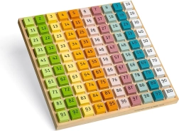 Bigjigs Toys dispensador numérico de madera 1–100 FSC
