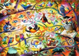 Puzzle Ravensburger Pájaros ocupados 1000 piezas