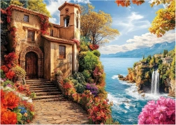 Educa puzzle Villa junto al mar 500 piezas