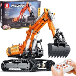 Kit de construcción excavadora de orugas teledirigida 1106 piezas