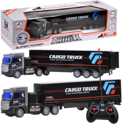 Camión tractor RC con remolque por control remoto 27 MHz