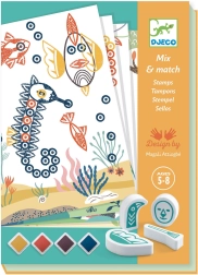 Set de sellos Animales sorpresa Djeco
